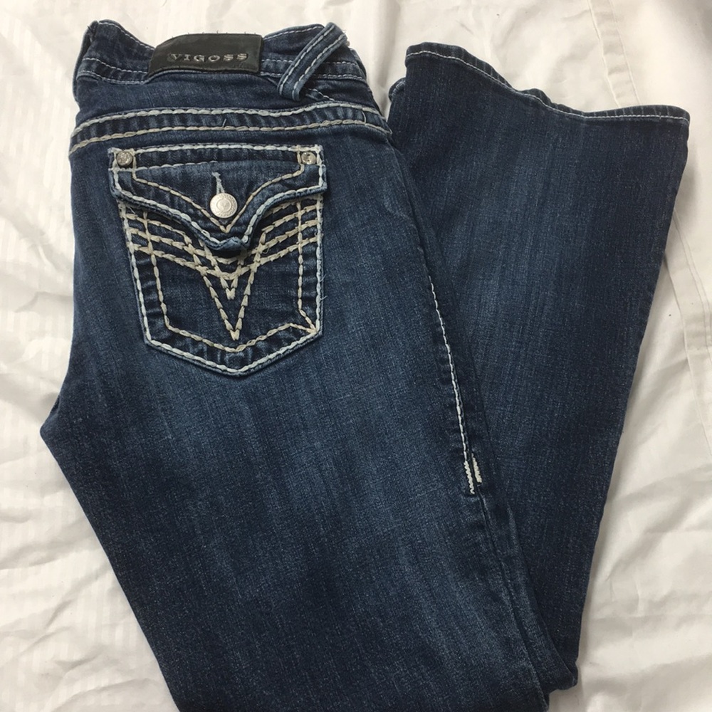 Vigoss faded jeans ladies sz 7